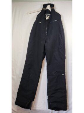 Fera Vintage Black Ski Bib Overalls Insulated Snow Pants Womens Small